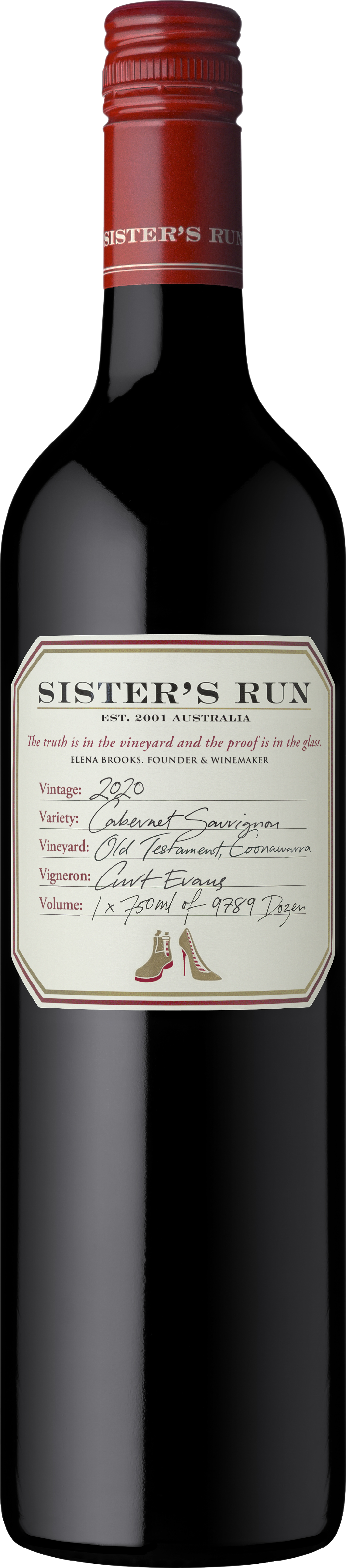 Sister's Run Old Testament Coonawarra Cabernet Sauvignon 2020 Coonawarra